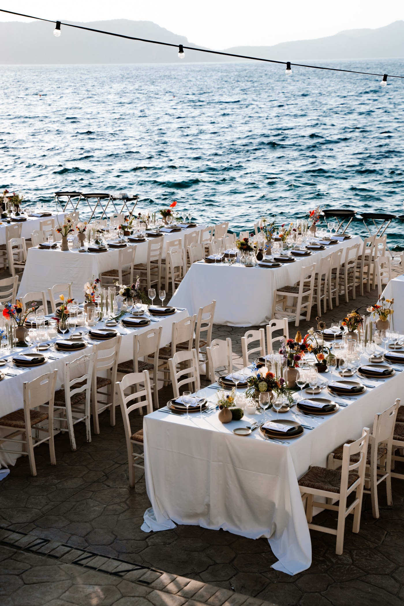 hiring a wedding planner in Greece guide by Eventions wedding planners - beautiful summer wedding table design